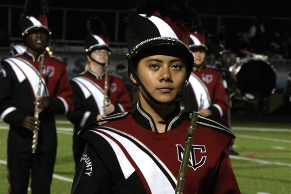 North County High School Marching Band Performing
